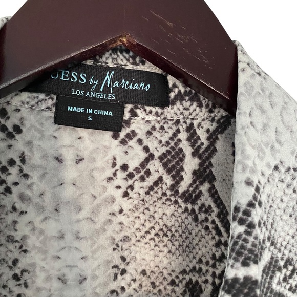 Guess by Marciano Snake Print Blouse - Size S - Picture 3 of 6